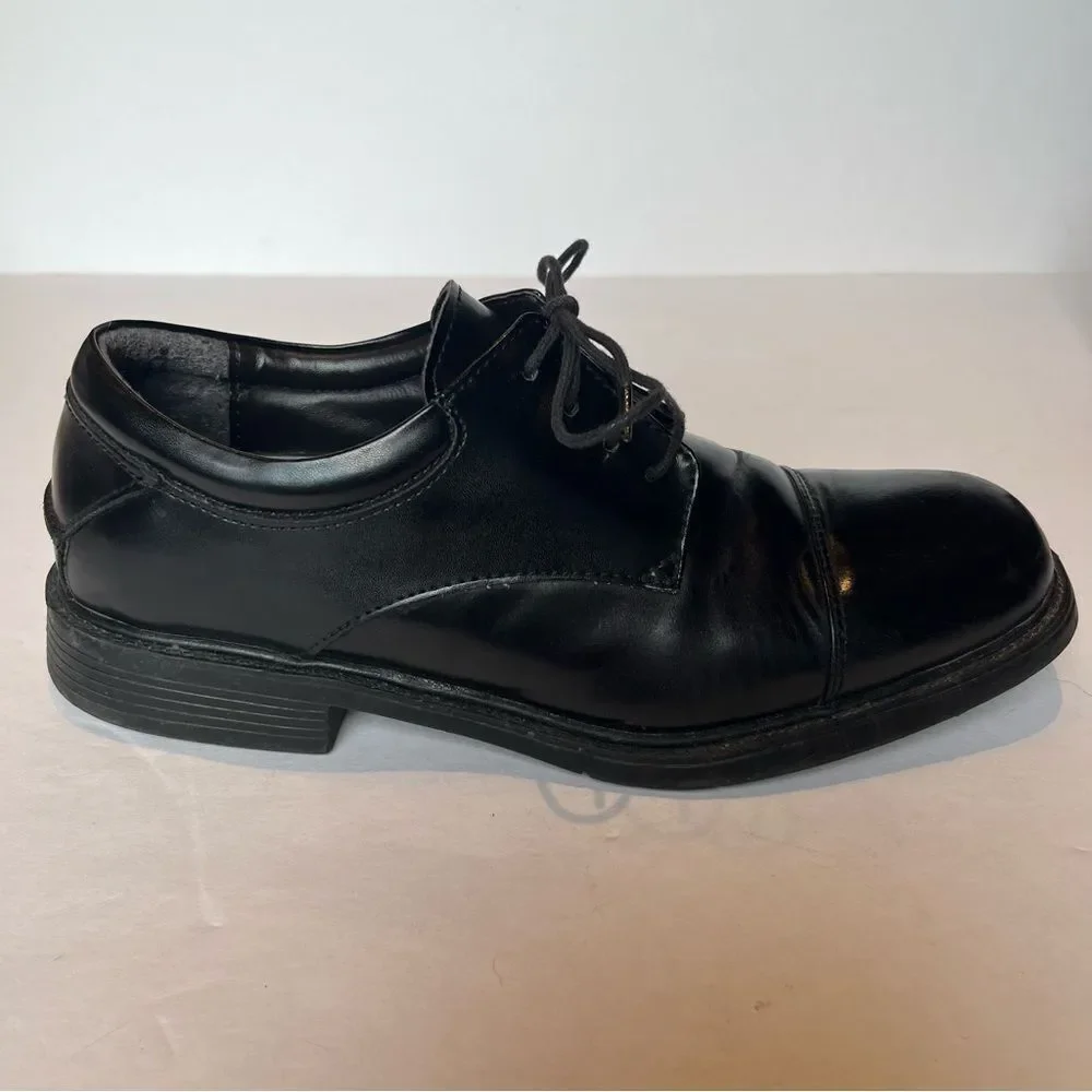 Nunn Bush Classic Black Men's Dress Shoes Lace Up Size 9M Oxfords